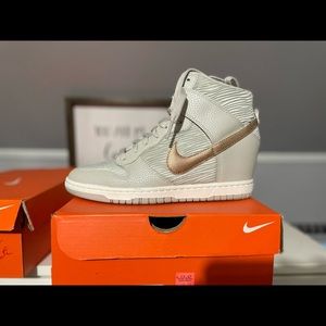 Nike Sky High Sneakers in Stone Grey and Rose Gold 🤍